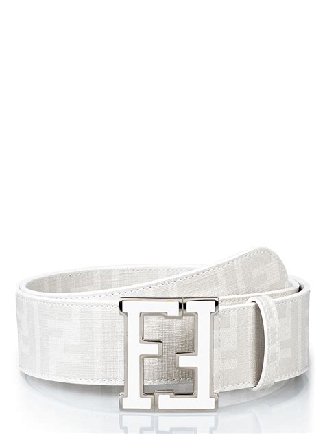 white fendi belt ebay|all white fendi belt.